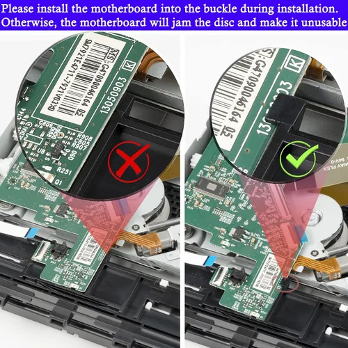 Vista 6 de Unidad de disco Blu-Ray Lite-On DG-6M1S-01B DG-6M1S 6M2S B150 Laser para Xbox One