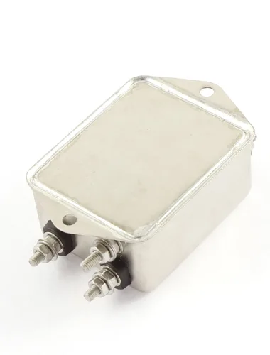 Vista 2 de Uxcell CA 115/250V 20A CW4L2-20A-S Filtro Supresor de Ruido EMI de Potencia