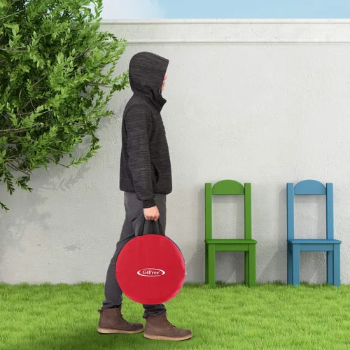 Vista 9 de G4Free Juego de Cornhole plegable portátil de 5 agujeros con 8 bolsas de frijoles, funda de transporte, tamaño de juego de lanzamiento de 3 pies x 2