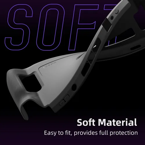 Vista 6 de Skull & Co. GripCase Bundle para Steam Deck funda protectora suave con agarres texturizados, protección completa y soporte, diseño de cubierta