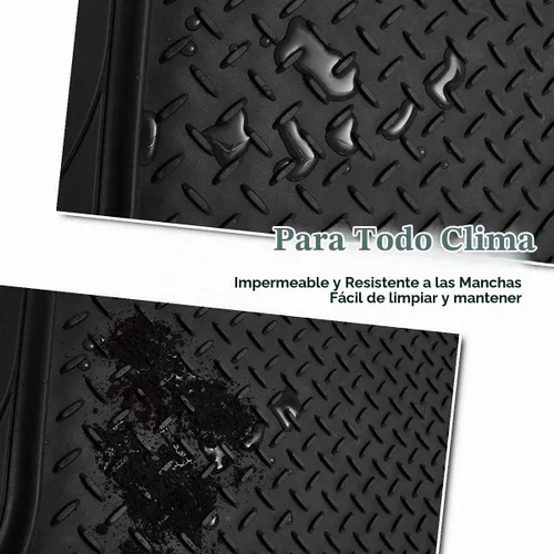 Vista 4 de ZONETECH Alfombrilla Protectora de Goma para Todo Clima con Patrón Semi para Maletero de Carga - Alfombrilla de Piso de Maletero de Carga de Calidad