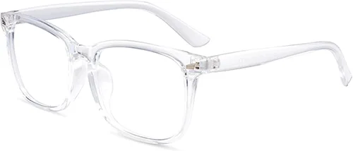 Vista 10 de EYLRIM Gafas de lente transparente con marco cuadrado sin receta