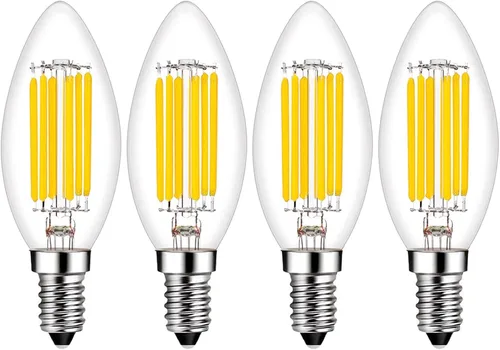 Vista 9 de Beonllay Bombilla E14 equivalente a 25 W, bombilla E14, 2700 K, color E14-2w-2700k-6pack-clear