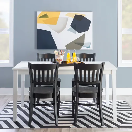 Vista 12 de Powell Mesa de comedor clásica White Walker