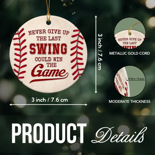 Vista 2 de Adornos de Navidad de béisbol 2025 para jugadores, equipo, amigos, regalos ideales para niños que aman el béisbol, regalos para fanáticos