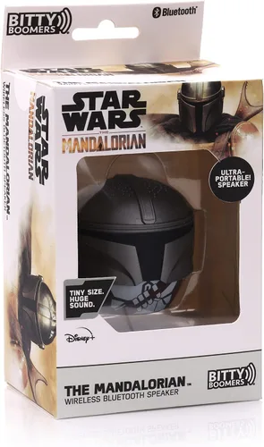 Vista 3 de Bitty Boomers Star Wars: Chrome Mandalorian - Mini altavoz Bluetooth