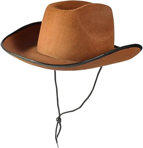 Vista 3 de Disfraz d sheriffSombrero vaquero con accesorios de cowboy Divertidos sombreros de fiesta de sheriff del oeste., M