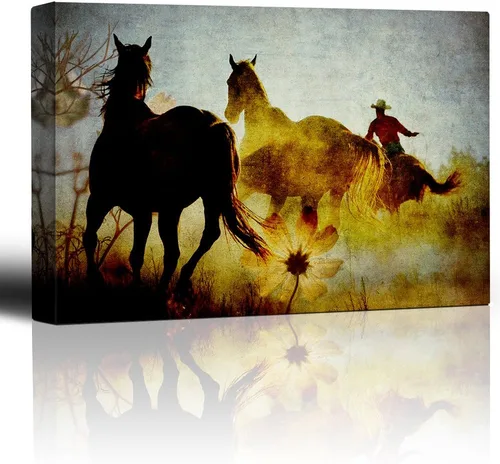 Vista 37 de Hermoso paisaje lona Wall Decor, arte moderno, Home Sets, 12" x 18