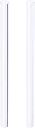 Vista 9 de Tubo de PVC transparente Tubo rígido de plástico Tubería redonda, [para iluminación, acuario, pecera] - 0.354 in de diámetro interior x 0.394 in
