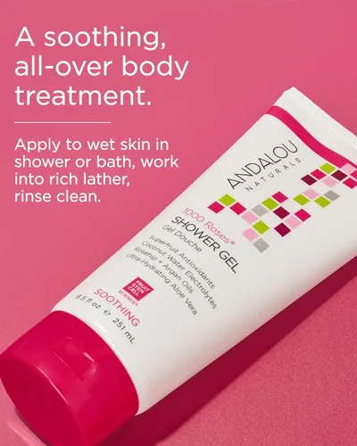 Vista 10 de Andalou Naturals Gel de ducha 1000 Roses Gel de ducha (8.5 fl oz)