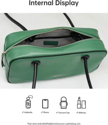 Vista 7 de Amazing Song Bolso de mano de diseñador para mujer, bolso de hombro con asa superior, de cuero, ligero, de gran capacidad para viajes y trabajo