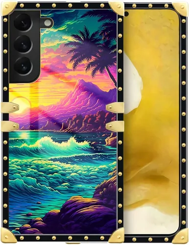 Vista 143 de Funda compatible con Samsung Galaxy S10 4G, TPU suave de lujo y parte trasera de policarbonato duro para niñas y mujeres, funda protectora a prueba
