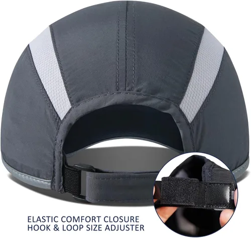 Vista 3 de GADIEMKENSD Sombrero reflectante plegable para exteriores, diseño sin estructura, UPF 50+, protección solar, sombreros deportivos para mujeres