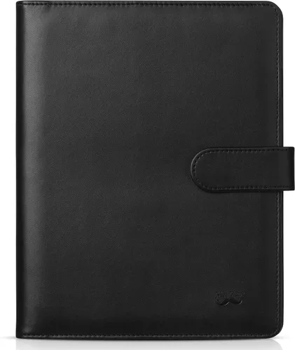 Vista 12 de Mr. Pen - Carpetas de planificador de piel, cubierta de cuaderno de composición recargable, carpeta de portafolios, 6 anillas (A5, morado)