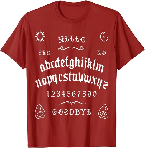 Vista 25 de Camiseta inspirada en la tabla Spirit Board Ouija Asphalt Grey