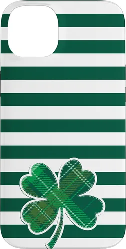 Vista 15 de Funda de trébol verde para iPhone 16 Día de San Patricio