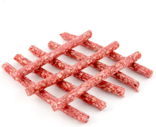 Vista 4 de Dingo Munchy Stix Golosinas para perros de cuero crudo hechas con pollo real, 50
