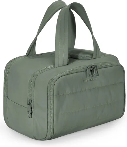 Vista 28 de BAGSMART Bolsa de Aseo de Viaje, Bolsa de Aseo Resistente para Mujeres, Bolsas de Aseo Ampliamente Abiertas y Esponjosas para Viajar, Organizador