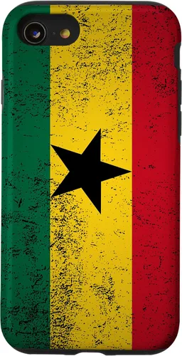 Vista 18 de Grunge Ghana Flag Vintage Accra West African Ghanaian Gift Case for iPhone 17