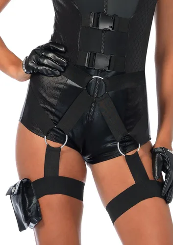 Vista 5 de FLIRTY Five-O 3-Piece Womens Costume