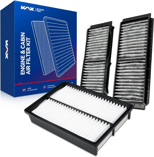 Vista 32 de KAX Kit de filtro de aire de motor y cabina, repuesto para Nissan Rogue 2008 2009 2010 2011 2012 2013, Rogue Select 2014-2015, Sentra 2007-2012