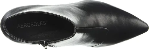 Vista 5 de Aerosoles Botas de moda Epigram para mujer, Cuero negro