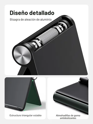 Vista 4 de UGREEN Soporte de Tablet de Escritorio, Ajustable y compatible con iPad 9.7 2018, iPad Pro Air 2019 iPad Mini 4 3 2, Nintendo Switch, Samsung Galaxy