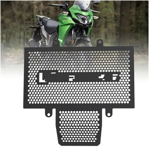 Vista 2 de Radiator Grille Guard Cover For K&awasaki V&ERSYS-X 250 300 ABS KLE300 V&ERSYS X 250 V&ERSYS-x300 2017-2023 2022 Motorcycle Radiator Grille Guard