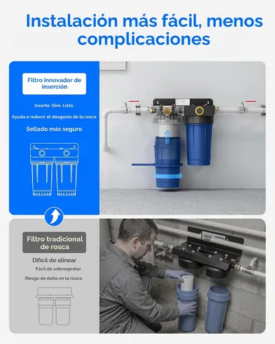 Vista 8 de Waterdrop WHF2E-FC Sistema de filtro de agua para toda la casa para agua