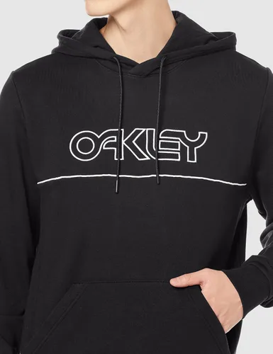 Vista 4 de Oakley Sudadera con capucha Club House B1b para mujer, Blackout, M