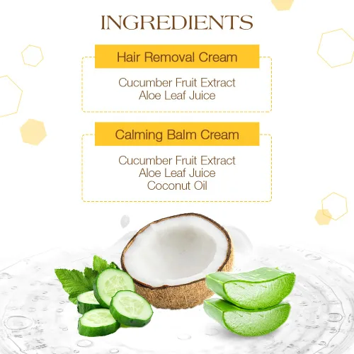 Vista 7 de Crema de depilación GiGi para la cara y set de bálsamo calmante