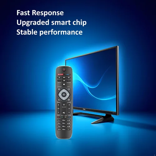 Vista 5 de Mando a distancia universal para Philips TV, repuesto para todos los televisores inteligentes Philips LCD LED 4K UHD