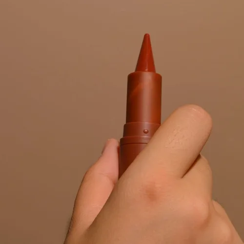 Vista 17 de BAISEN DIARY 2 en 1 doble punta mate delineador de labios y brillo de labios, lápiz combinado de labios marrón nude degradado, delineador de labios