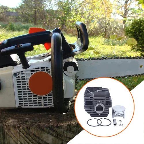 Vista 2 de Para Stihl MS200, MS200T, 020T para motosierra, kit de pistón de cilindro de 1.575 in, 1129 020 1201, 11290201202