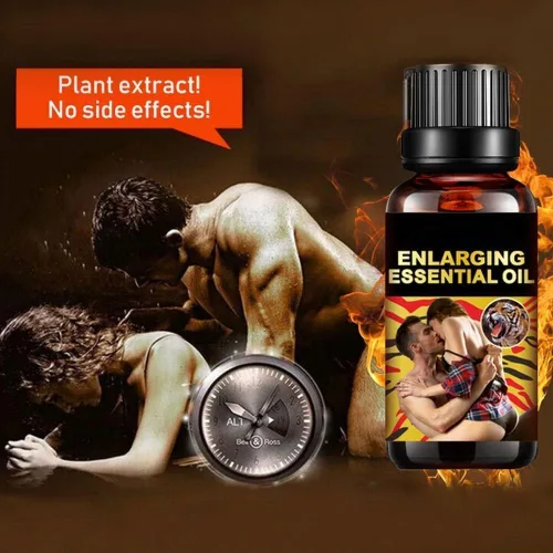 Vista 2 de Aceite esencial de masaje para hombres para sexo -Mejora sexual Crema de erección Aceite de crecimiento del pene más largo más grueso Energía Masaje