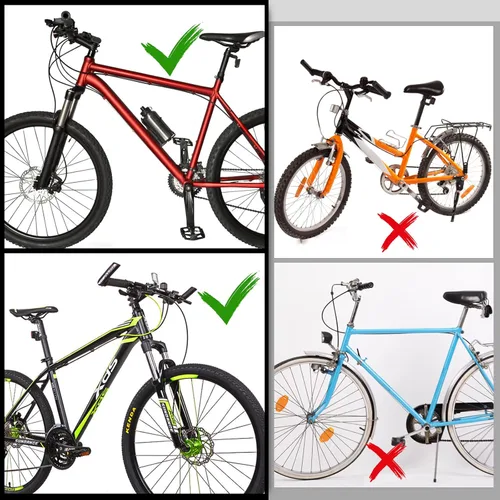Vista 7 de Elevador de potencia de bicicleta ajustable, extensor de manillar de bicicleta que aumenta la altura del manillar hasta 5.3 pulgadas para la mayoría