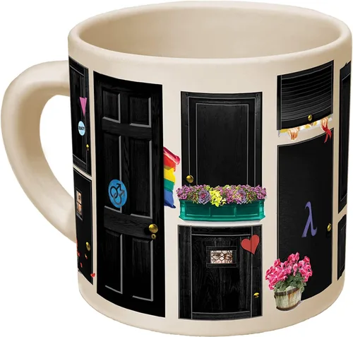 Vista 4 de Taza que cambia de calor Great Gays – Añade café y famosos gays de la historia salen del armario