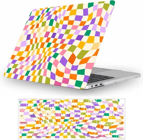Vista 21 de Fancity Funda compatible con MacBook Pro de 13 pulgadas con Touch Bar versión 2022-2016, chip M2 M1 A2338/A2289/A2251/A2159/A1989/A1706, carcasa