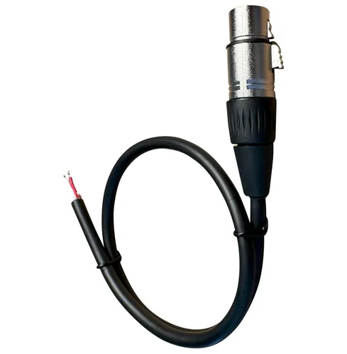 Vista 5 de DIYTECH Cable XLR premium de extremo abierto, conector de 3 pines, cable de micrófono, incluye tubos termorretráctiles para grabación de audio