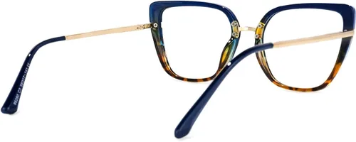 Vista 5 de VOOGLAM Gafas de gran tamaño con bloqueo de luz azul Cateye para mujer, anti fatiga ocular UV Declan
