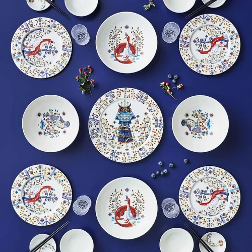 Vista 6 de iittala Taika Plato, blanco, 8.7 pulgadas (8.7 in)