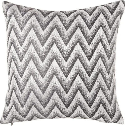Vista 3 de Violet Linen Indiana Chevron Pattern, poliéster jacquard, reversible, dorado, 18 x 18 pulgadas, funda de almohada decorativa