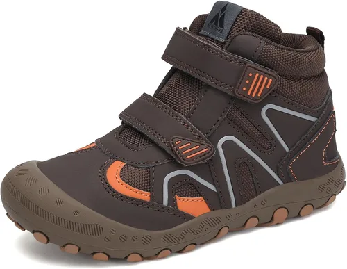 Vista 31 de Mishansha Botas de Senderismo para Niños Pequeños Niñas Niños Zapatos de Senderismo Resistentes al Agua Anti-Colisión Antideslizantes Atléticas
