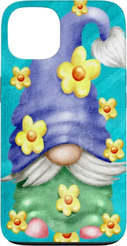 Vista 7 de Floral Spring Gnome for Garden Mom and Summer Cute Flower Case for iPhone 17