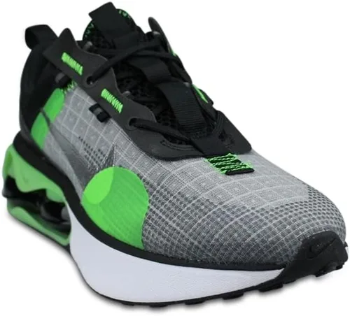 Vista 3 de Nike Air Max 2021 GhostObsidian-Ashen Slate para niños grandes (DA3199 002), NegroCromoVerde StrikeGris Hierro