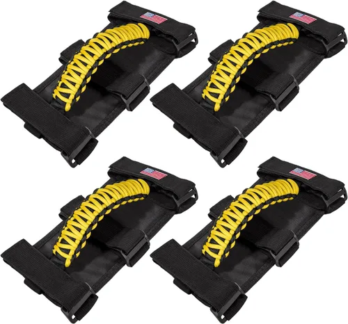 Vista 12 de Asas de agarre para Jeep Wrangler JK JKU JL JLU TJ YJ Sports Sahara Freedom Rubicon Unlimited Gladiator JT 1955-2023 UTV ATV Accesorios Premium 550