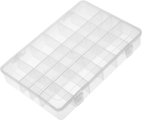Vista 19 de Utoolmart Caja de herramientas, organizador de herramientas, caja de plástico con bandeja y organizadores, incluye cajas de piezas extraíbles