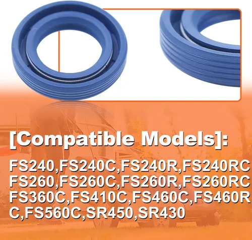 Vista 3 de Sello de aceite para Stihl MS170 MS180 MS170C MS180C MS171 MS181 MS211 MS190 MS190T MS191T MS311 MS391 017 018 BR500 BR550 BR600 BR700 BR700 BR800