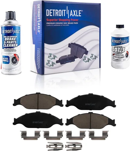 Vista 118 de Detroit Axle - Pastillas de freno para Avalanche Express Suburban Savana Yukon XL 1500 Chevy Tahoe GMC Cadillac Escalade, Pastillas de freno