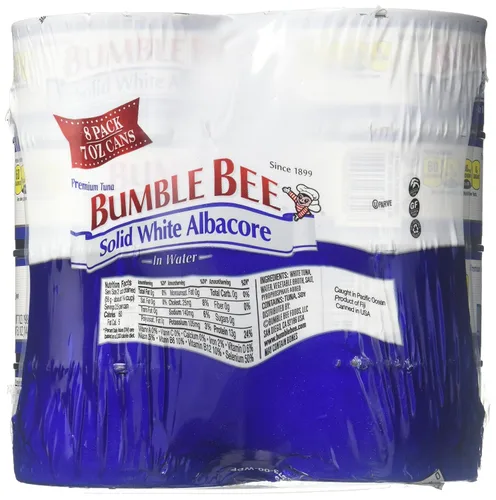 Vista 3 de Bumble Bee Albacore blanco sólido, 7 onzas, paquete de 8